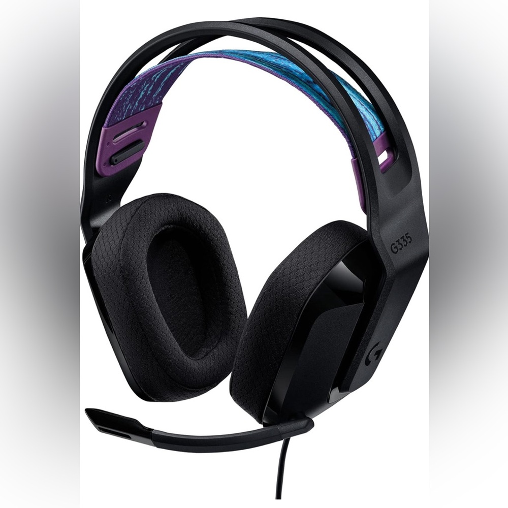 Logitech G335 Wired Gaming Headset, with Flip to Mute Microphone. Never used.